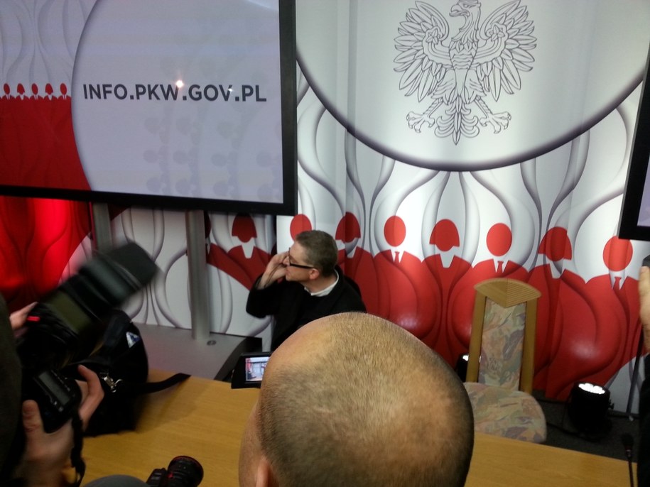 Okupcja siedziby Państwowej Komisji Wyborczej /Paweł Balinowski /RMF FM