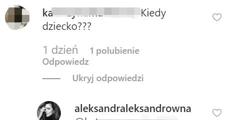 Ola Kwaśniewska odpowiedziała na komentarz pod zdjęciem na Instagramie /Instagram