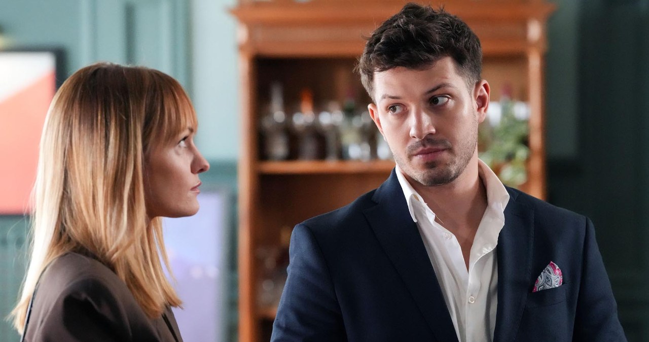 Ola namówi Justina, by sam został inwestorem /Źródło: AIM