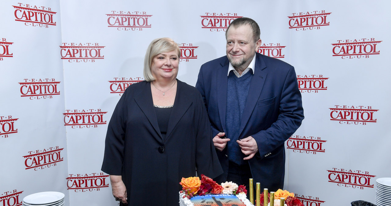 Olaf Lubaszenko i Anna Gornostaj w Teatrze Capitol / Mieszko Piętka /AKPA