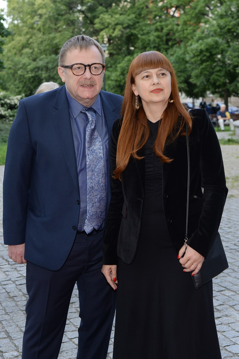 Olaf Lubaszenko i jego partnerka Hanna Wawrowska /Agencja FORUM