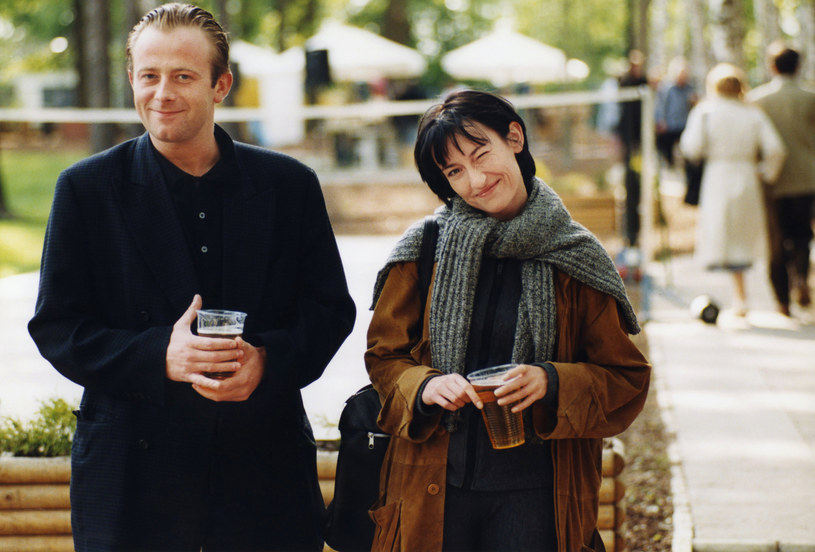 Olaf Lubaszenko i Katarzyna Groniec w 2001 roku. To po rozstaniu z aktorem Katarzyna związała się z Jackiem Bończykiem /Żyburtowicz /AKPA