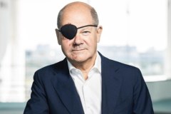 Olaf Scholz niczym pirat. Tak wygląda kanclerz Niemiec po upadku [ZDJĘCIE]