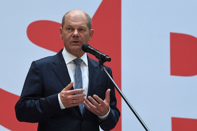 Olaf Scholz, niemiecki minister finansów, wicekanclerz i kandydat socjaldemokratów na kanclerza /AFP