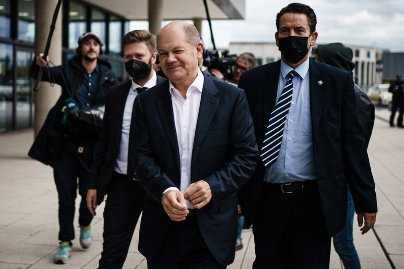 Olaf Scholz, wiceprzewodniczący SPD i kandydat na kanclerza Niemiec /Clemens Bilan /PAP/EPA