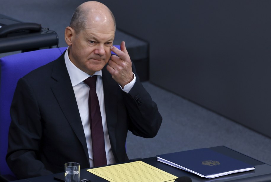Olaf Scholz /HANNIBAL HANSCHKE /PAP/EPA