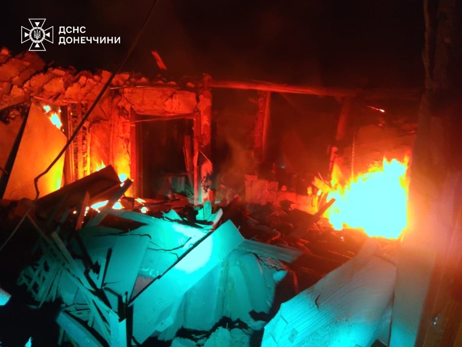 Ołeksandriwka (wieś w obwodzie charkowskim) /Państwowa Służba Ratownicza Ukrainy  /