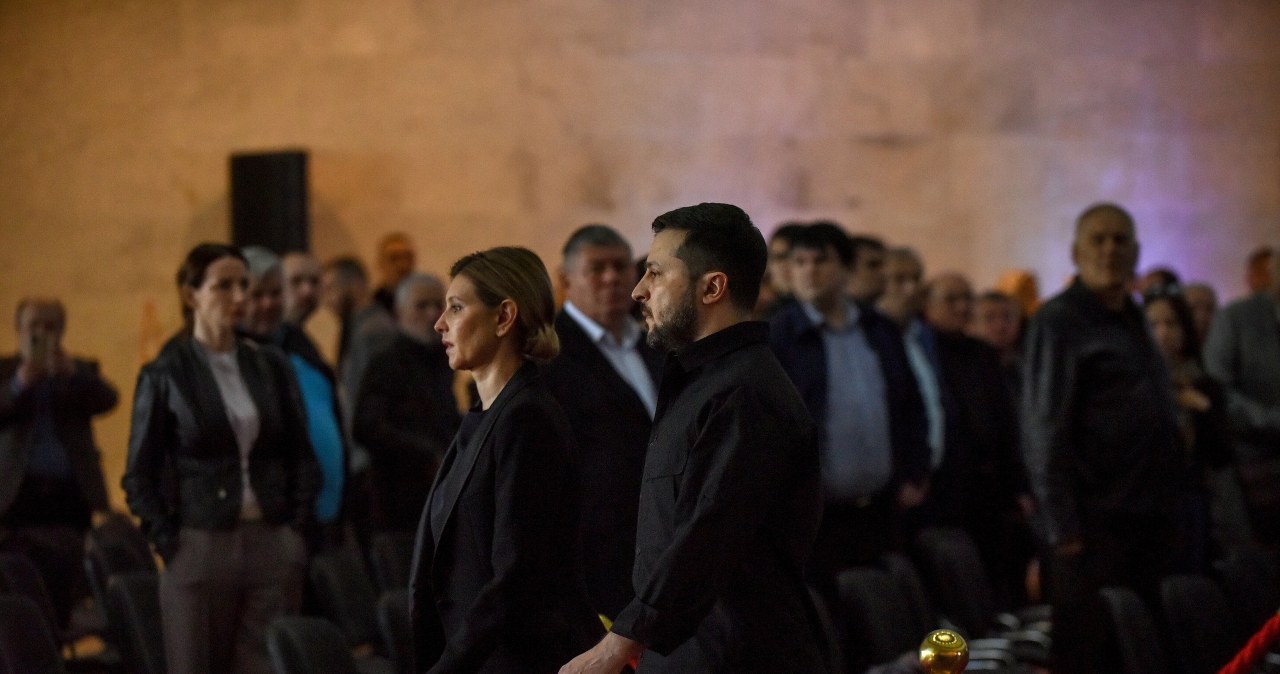 Ołena i Wołodymyr Zełeńscy pokazali się razem pierwszy raz od początku rosyjskiej inwazji