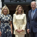 Ołena Zełenska po spotkaniu z pierwszą damą USA Jill Biden