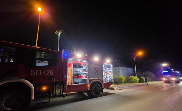 Oleśnica: Pożar przyczepy, w środku zwłoki mężczyzny