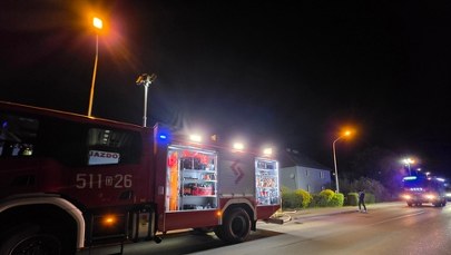 Oleśnica: Pożar przyczepy, w środku zwłoki mężczyzny