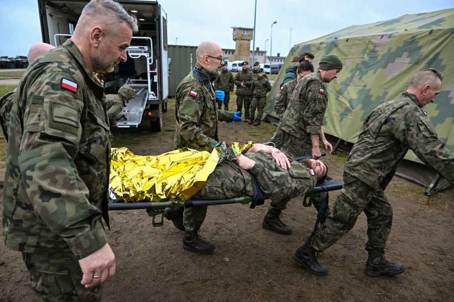 Oleszno, ćwiczenia Dzielny Tygrys 2025 / 	Marcin Bielecki    /PAP