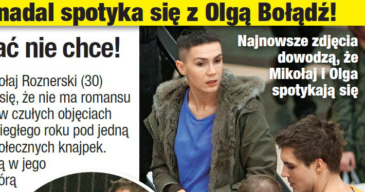 Olga Bołądź i Mikołaj Roznerski z obiektywie paparazzich /Twoje Imperium