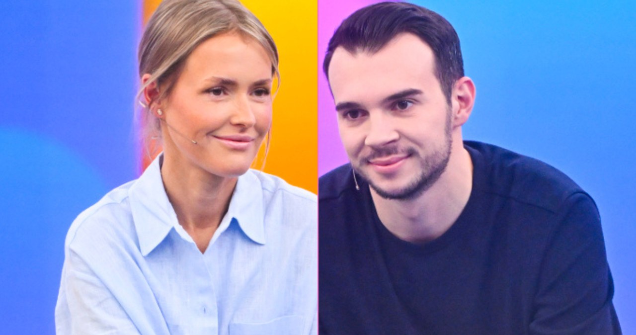 Olga Frycz, Albert Kosiński w "halo tu polsat" /AKPA
