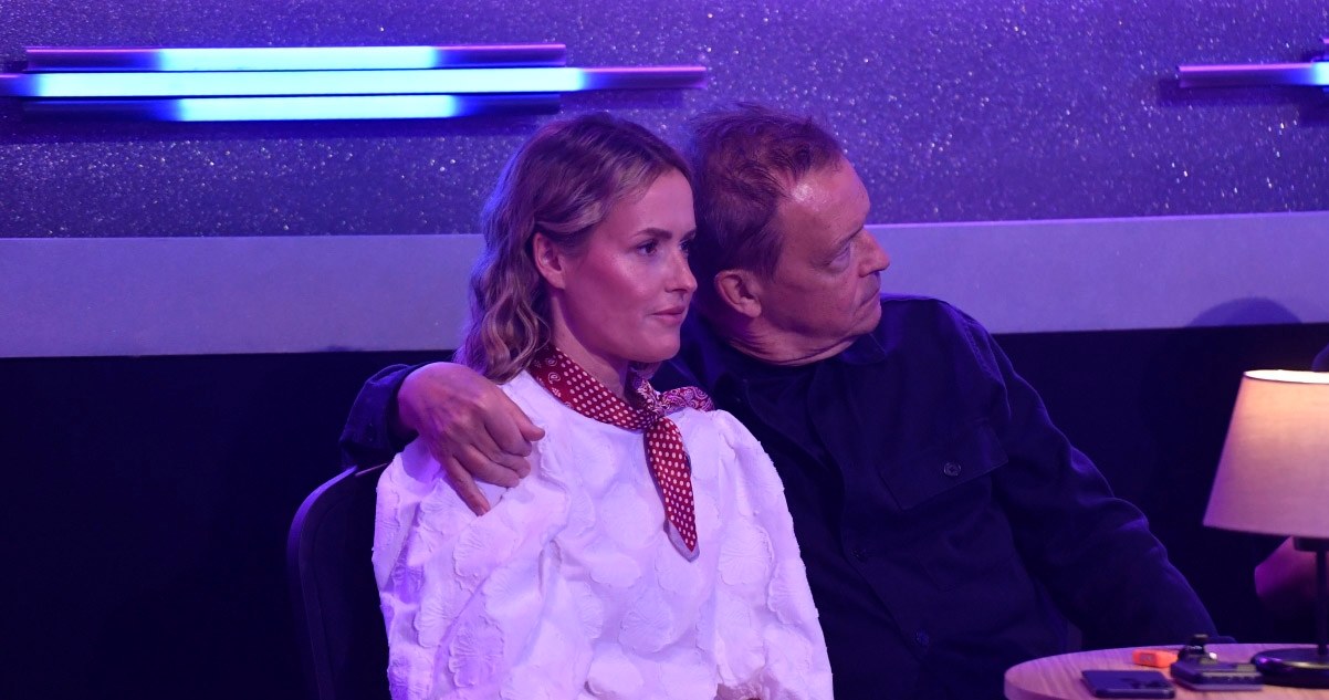 Olga Frycz z tatą, Janem Fryczem /Jacek Kurnikowski /AKPA
