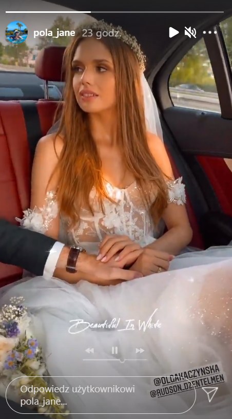 Olga Kaczyńska wyszła za mąż   /https://www.instagram.com/pola_jane/ /Instagram
