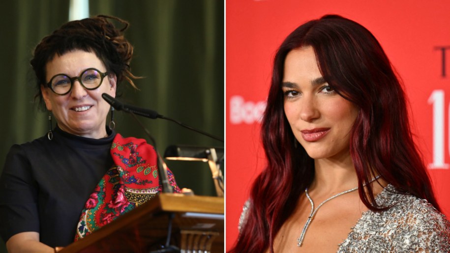 Olga Tokarczuk i Dua Lipa /Jan Graczynski/East News/ANGELA WEISS/AFP/East News /East News