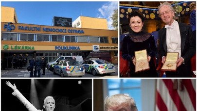Olga Tokarczuk odebrała literacką Nagrodę Nobla. Tragiczny bilans strzelaniny w Ostrawie [PODSUMOWANIE DNIA]