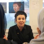Olga Tokarczuk odwiedziła szkołę w imigranckiej dzielnicy Sztokholmu