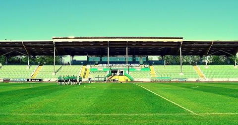 Olimpia Grudziądz - klubowy stadion będzie gościć ekipę Polsatu. Fot. GKS Olimpia /Informacja prasowa