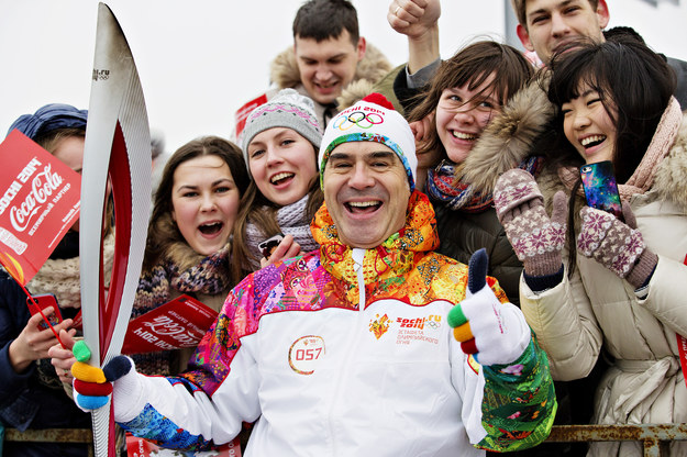 Olimpijski ogień dotarł do Soczi /CTK/Rene Fluger /PAP