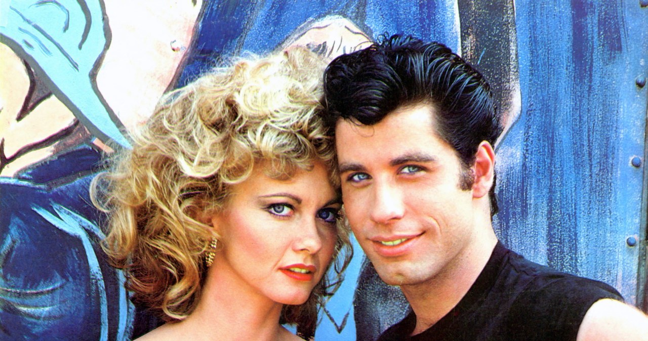 Olivia Newton-John i John Travolta w filmie "Grease" /Mary Evans Picture Library /East News