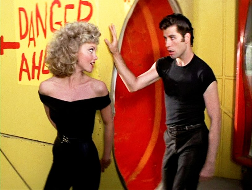 Olivia Newton-John i John Travolta w scenie z "Grease" /CBS /Getty Images