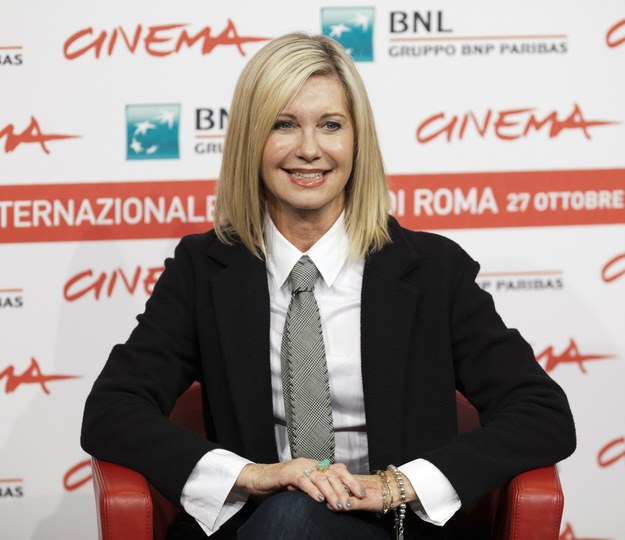 Olivia Newton-John podczas festiwalu filmowego w Rzymie w 2011 roku /Steve Bisgrove / Rex Features/EAST NEWS /East News