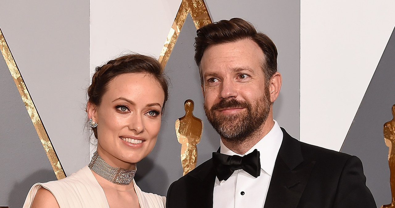 Olivia Wilde z partnerem życiowym, Jasonem Sudeikisem /Kevork Djansezian /Getty Images