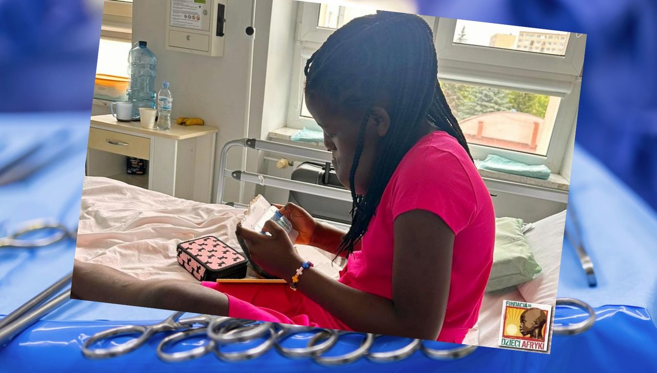Olsztyn. 15-letnia Cristina z Angoli już po operacji usunięcia ogromnego guza