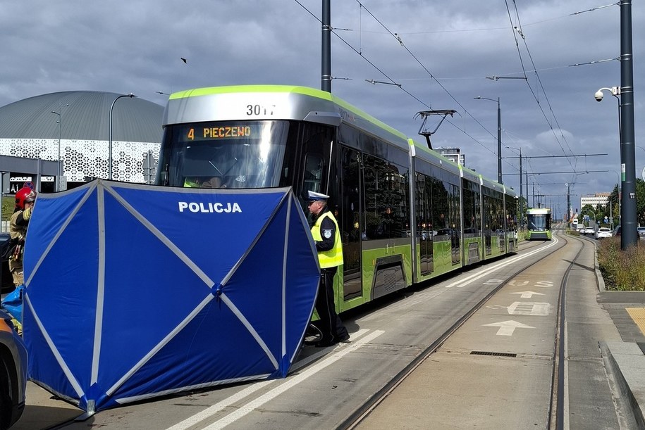 Olsztyn. Wypadek przy Alei Marszałka Józefa Piłsudskiego, fot. Policja Olsztyn /
