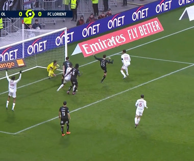 Olympique Lyon - FC Lorient 0-0. SKRÓT. WIDEO (Eleven Sports)