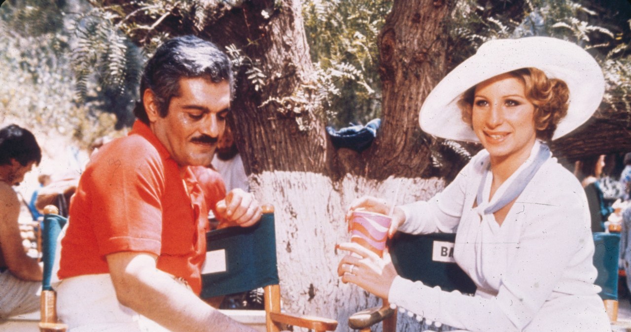 Omar Sharif i Barbra Streisand na planie "Zabawnej damy" /Steve Schapiro/Michael Ochs Archives /Getty Images