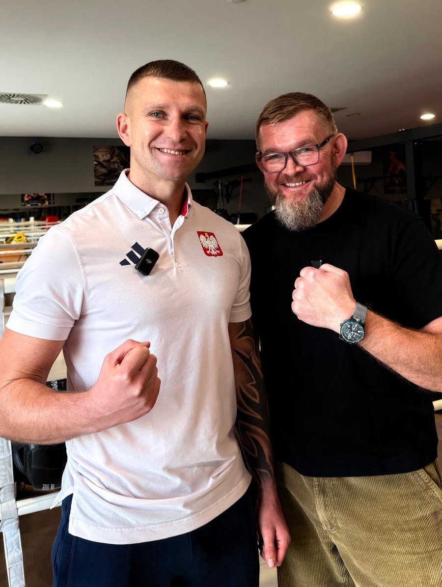 omasz Staniszewski uczestniczył w prowadzonym przez Tomasza Dylaka szkoleniu /Tomasz Staniszewski