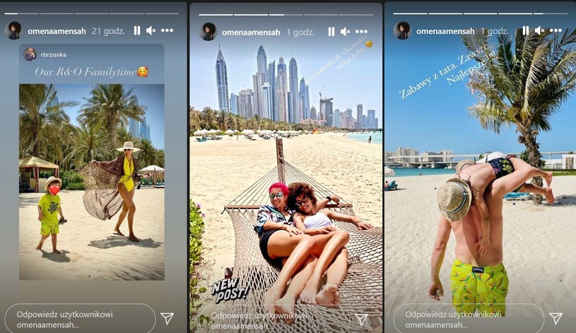 Omenaa Mensah pochwaliła się zdjęciami z wakacji /instagram.com/omenaamensah/ /Instagram