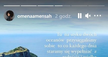 Omenaa wspomina ślub na Instagramie /Instagram