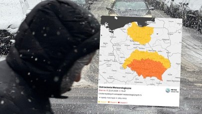 Opady śniegu, silny mróz i gołoledź. Alert dla 8 województw