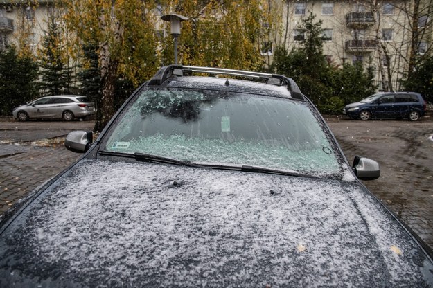 Opady śniegu w Lublinie /Wojtek Jargilo /PAP