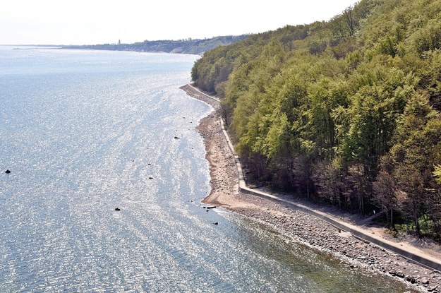 Opaska betonowa w Rozewiu /Urząd Morski w Gdyni /Materiały prasowe