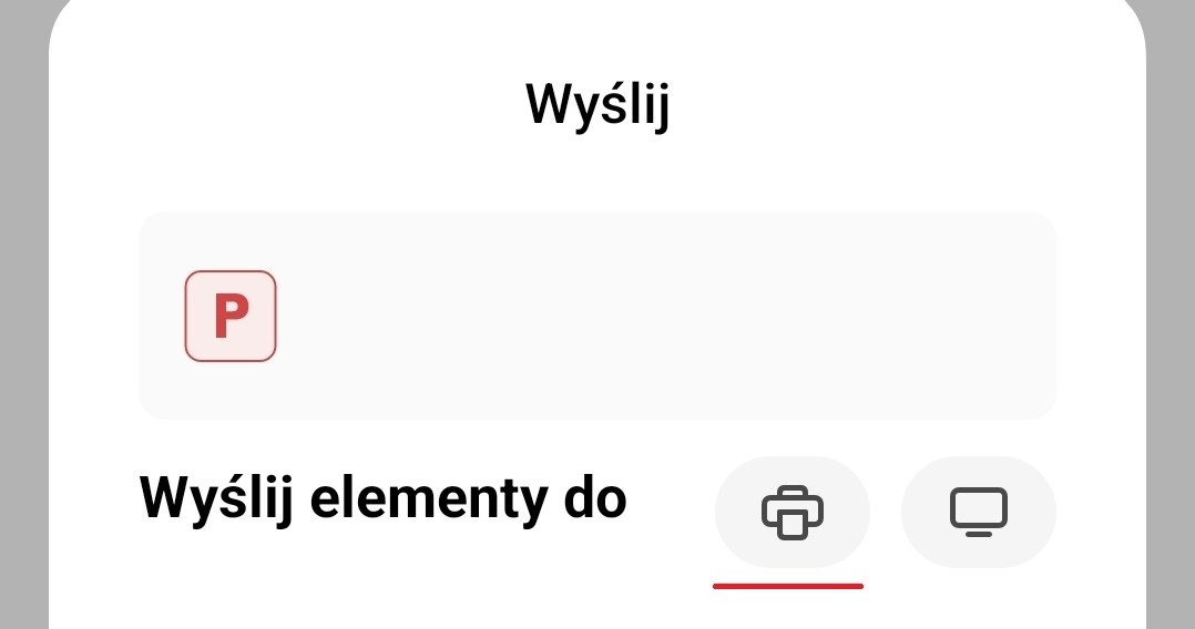 Opcja drukuj w menu "wyślij" otwartym  poziomu menedżera plików. /materiał własny /INTERIA.PL