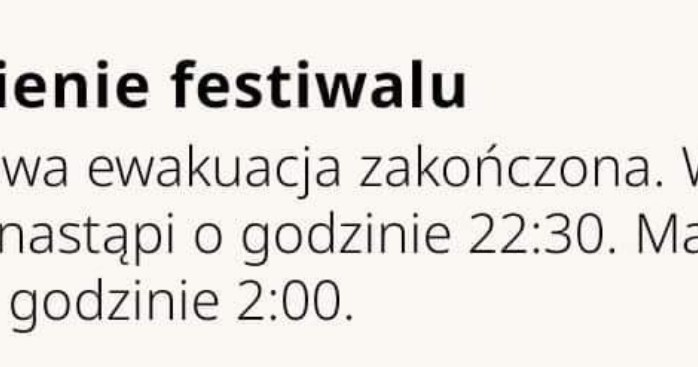 Open'er Festival 2022 /Twitter