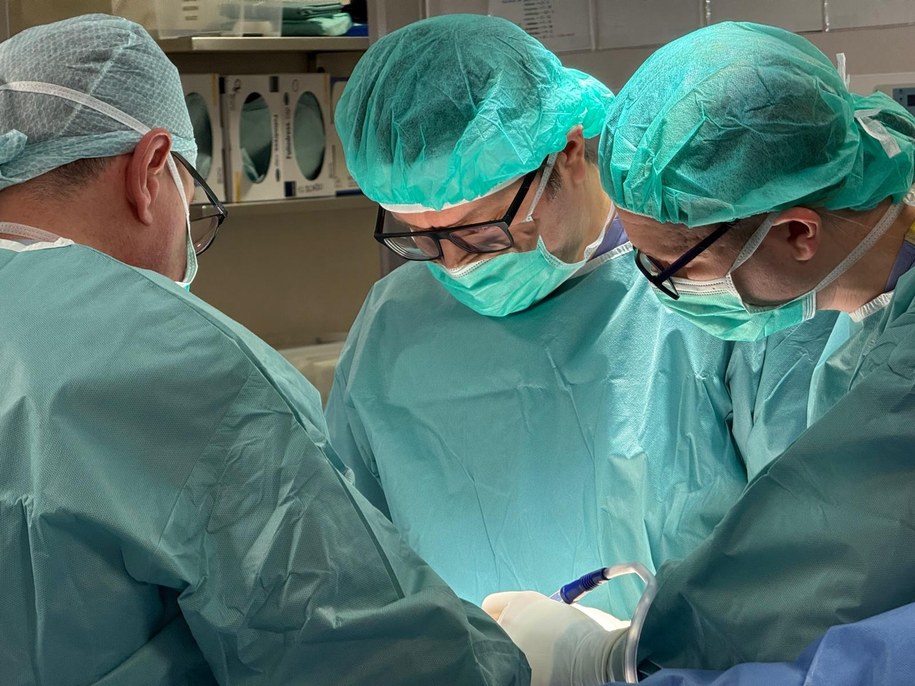 Operacja replantacyjna /Szpital Wojskowy w Krakowie /
