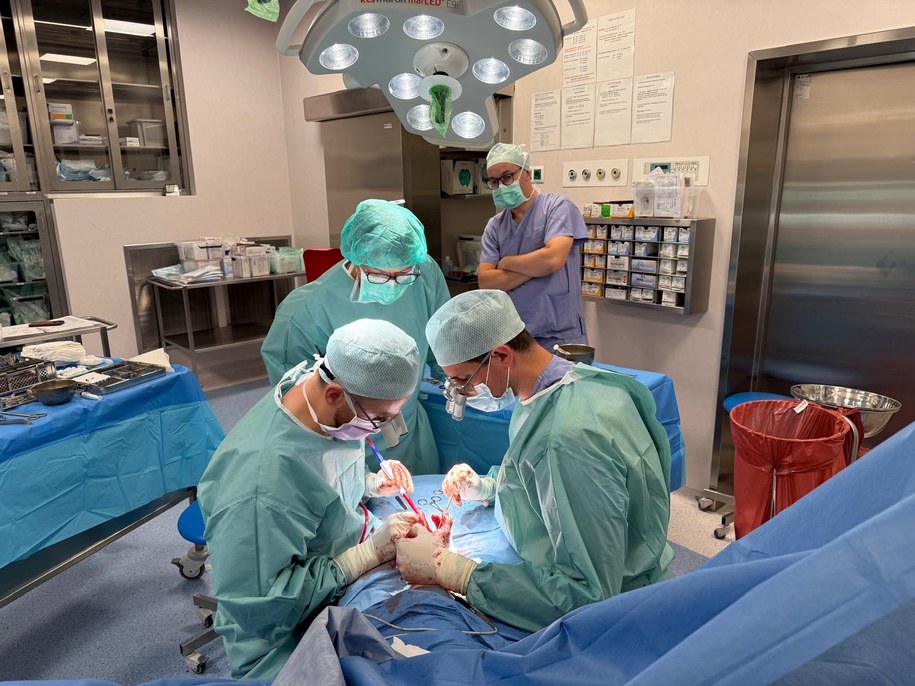 Operacja replantacyjna /Szpital Wojskowy w Krakowie /