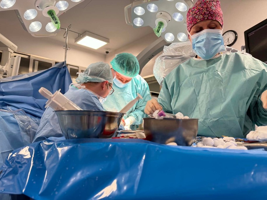 operacja replantacyjna /Wojskowy Szpital Kliniczny w Krakowie /