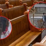 Opluł ołtarz i rzucił krzyżem w tabernakulum. Szokujące nagranie z kościoła