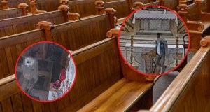 Opluł ołtarz i rzucił krzyżem w tabernakulum. Szokujące nagranie z kościoła