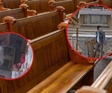 Opluł ołtarz i rzucił krzyżem w tabernakulum. Szokujące nagranie z kościoła