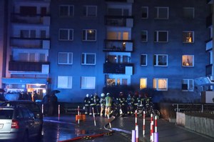 Opole: Pożar w 10-piętrowym bloku. Znaleziono zwęglone szczątki trzech osób