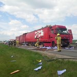 Opolskie: Wypadek na autostradzie A4. Jedna ofiara śmiertelna