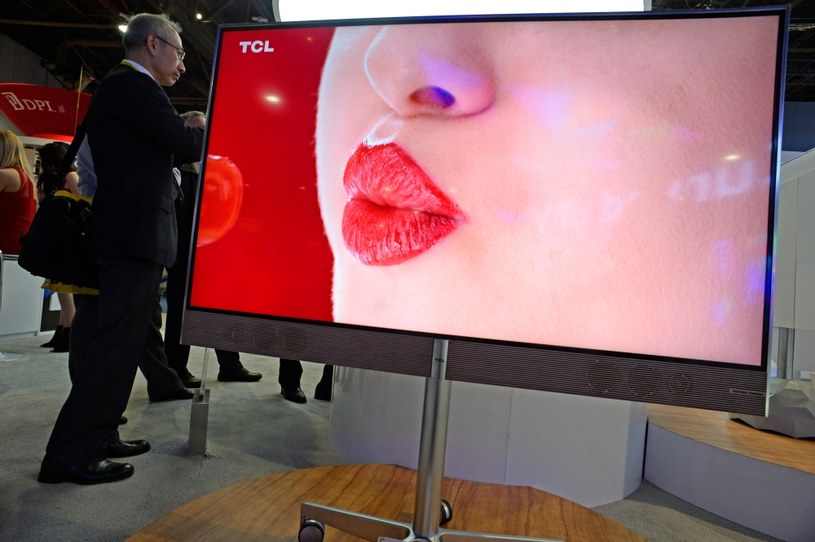 Oprócz Samsunga oraz LG telewizory Quantum Dot zaprezentował także chiński potentat, firma TCL /AFP